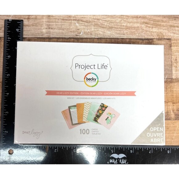 Project Life Becky Higgins Dear Lizzy Edition Mini Kit Scrapbooking 100 Cards - Picture 5 of 6